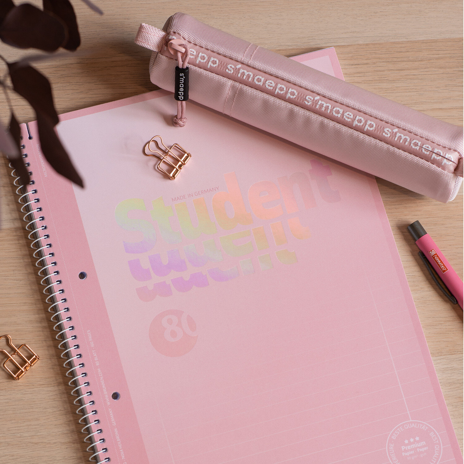 Schlampermäppchen s'maepp S Farbe Rosa von Baier & Schneider 