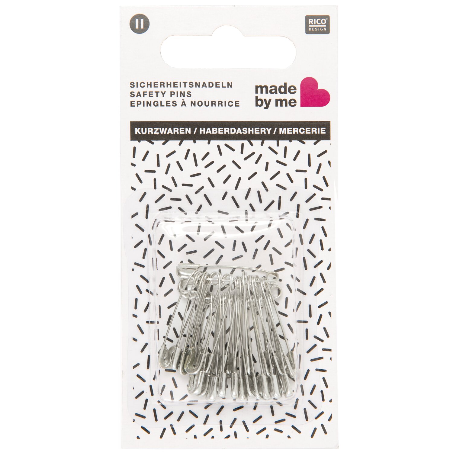 Sicherheitsnadeln 27mm 24 Stück von Rico Design