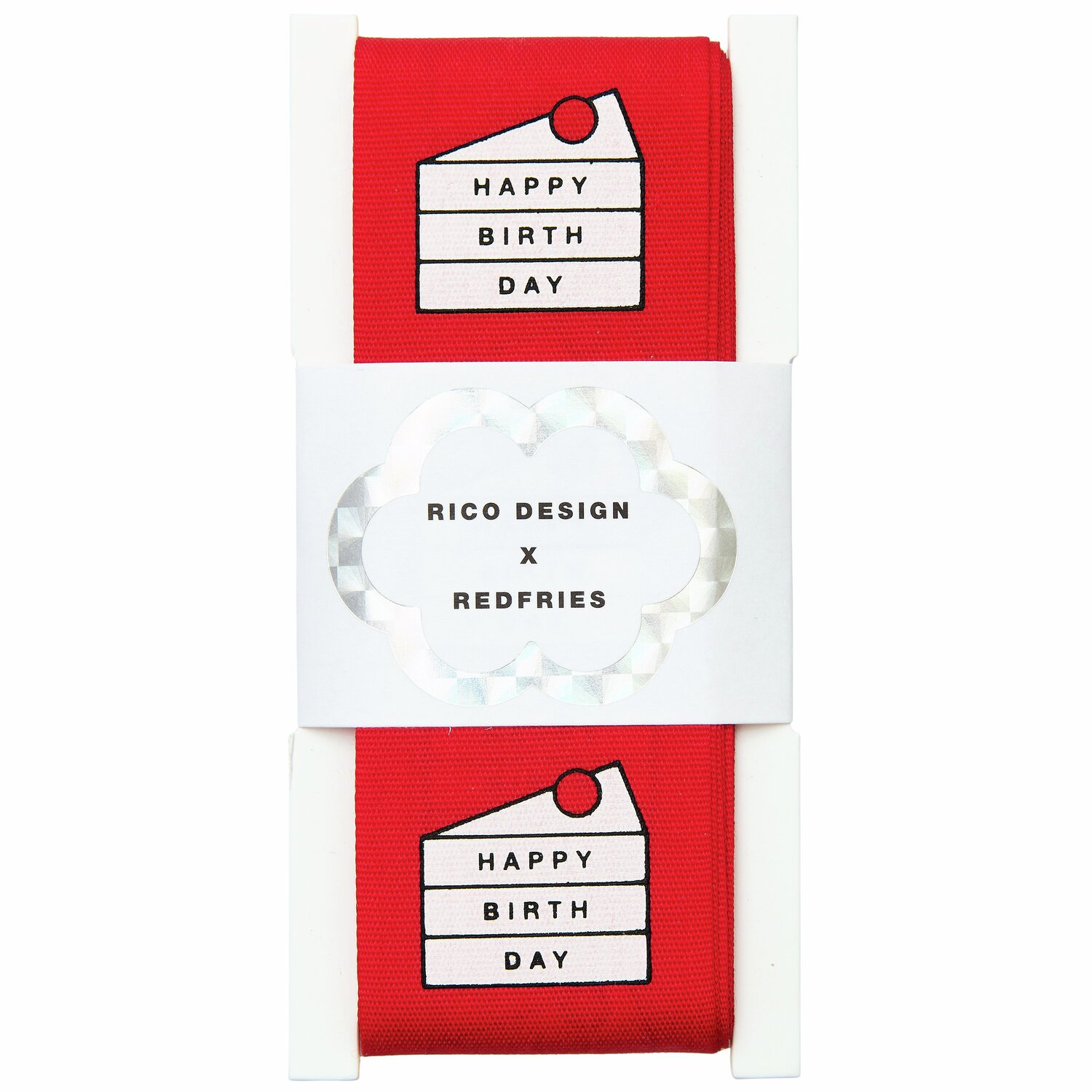 Rico Design x Redfries Taftband Tortenstücke 38mmx3m von Rico Design