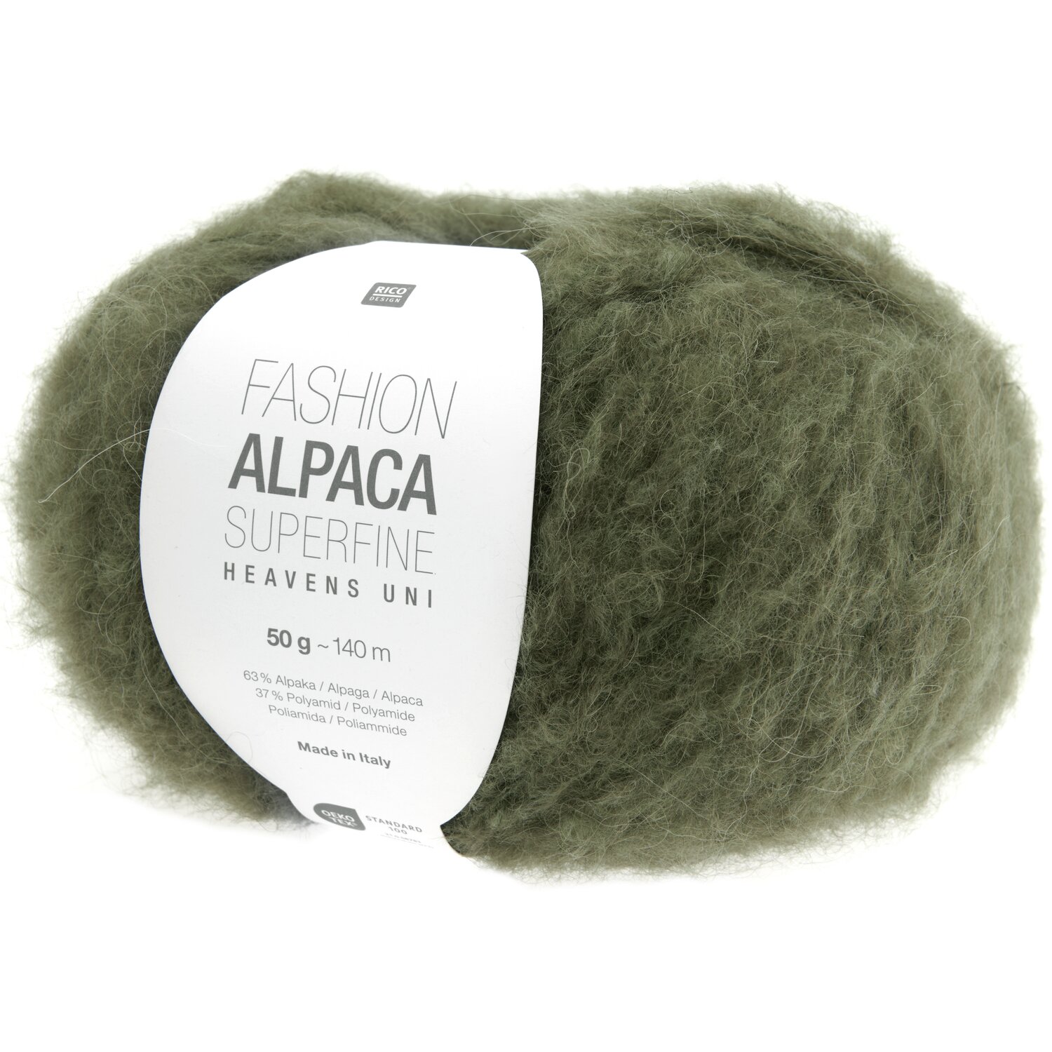 Fashion Alpaca Superfine Heavens Uni 50g 140m Farbe Oliv von Rico Design Fashion Alpaca Superfine Heavens Uni 50g 140m Farbe Oliv von Rico Design