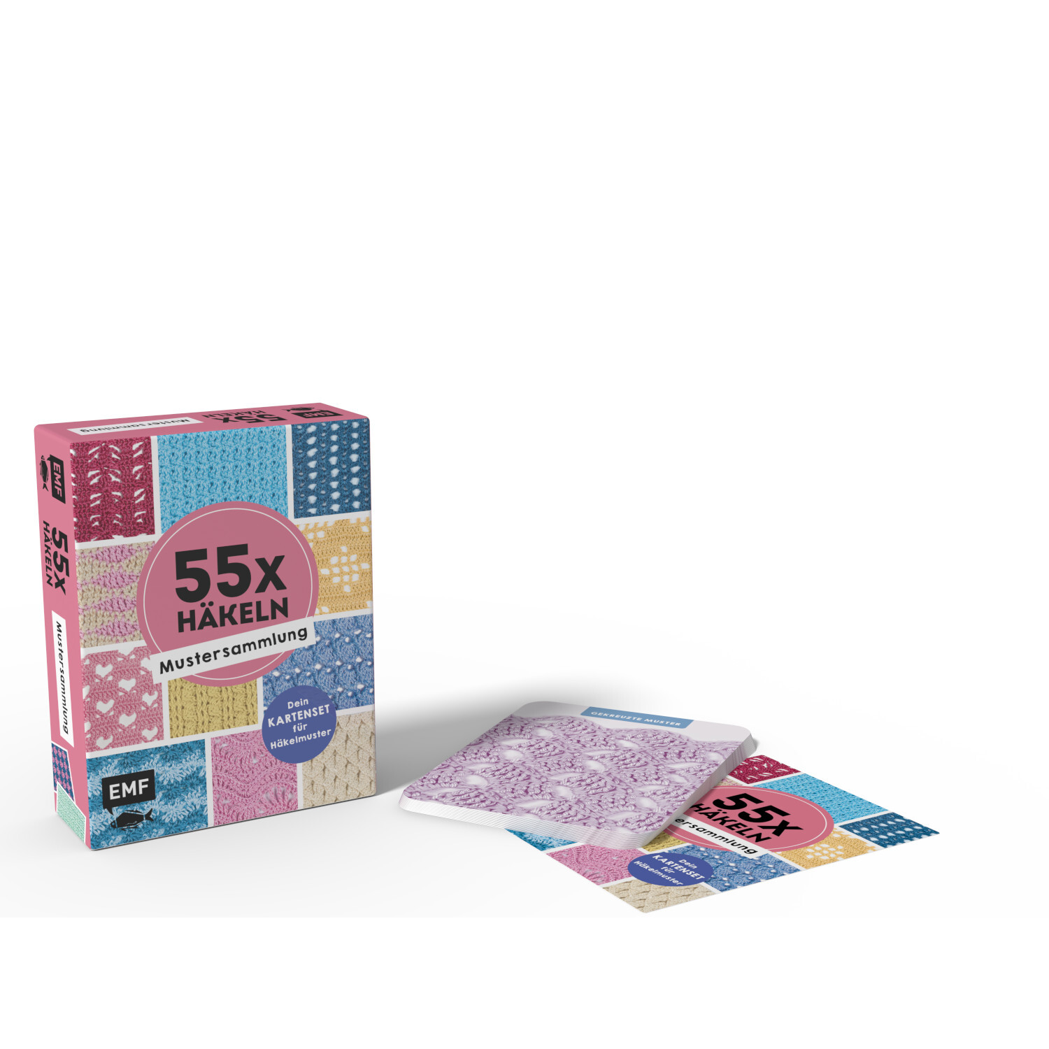 55 x Häkeln - Mustersammlung: Dein Kartenset von Edition Michael Fischer 