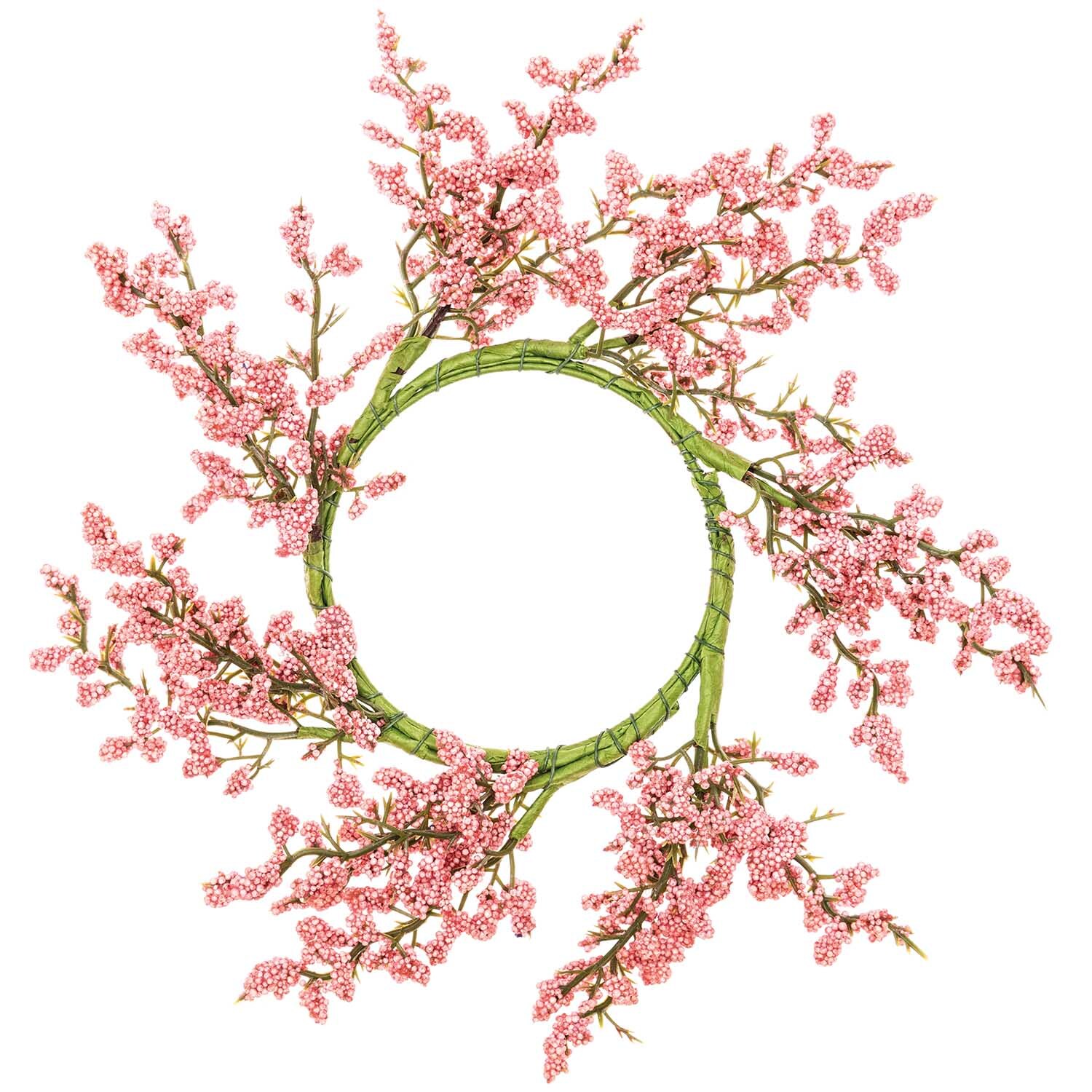 Kranz Mini-Beeren apricot 9cm von Rico Design