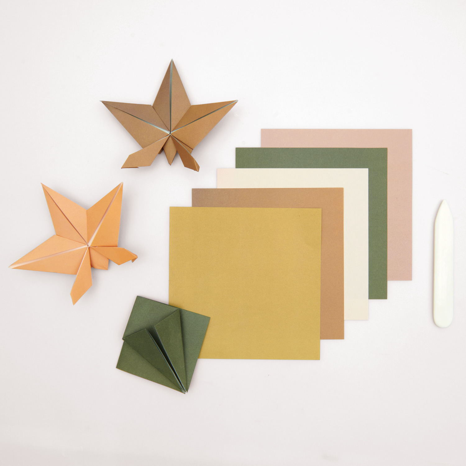 Paper Poetry Origami Duo color Earthy Paper Poetry Origami Duo color Earthy