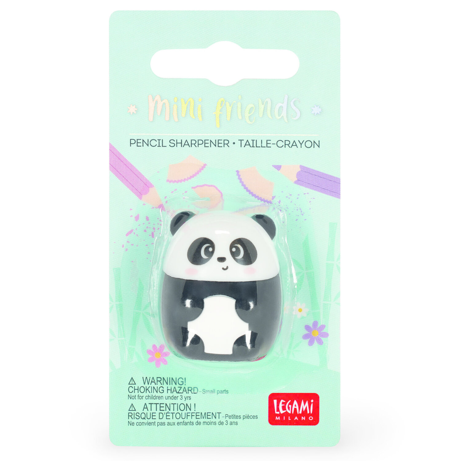 Mini Friends Anspitzer 3x4,5x2cm Farbe Panda von Legami 