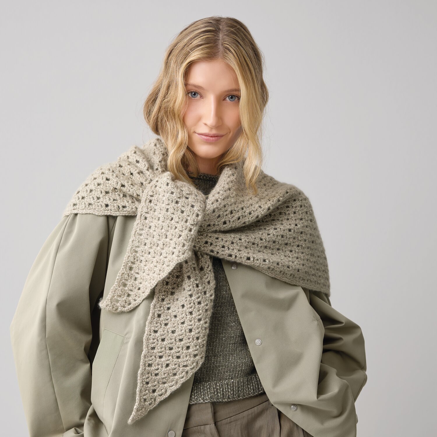 Häkelset Tuch Modell 17 aus Luxury Knits - Summer Pieces von Rico Design