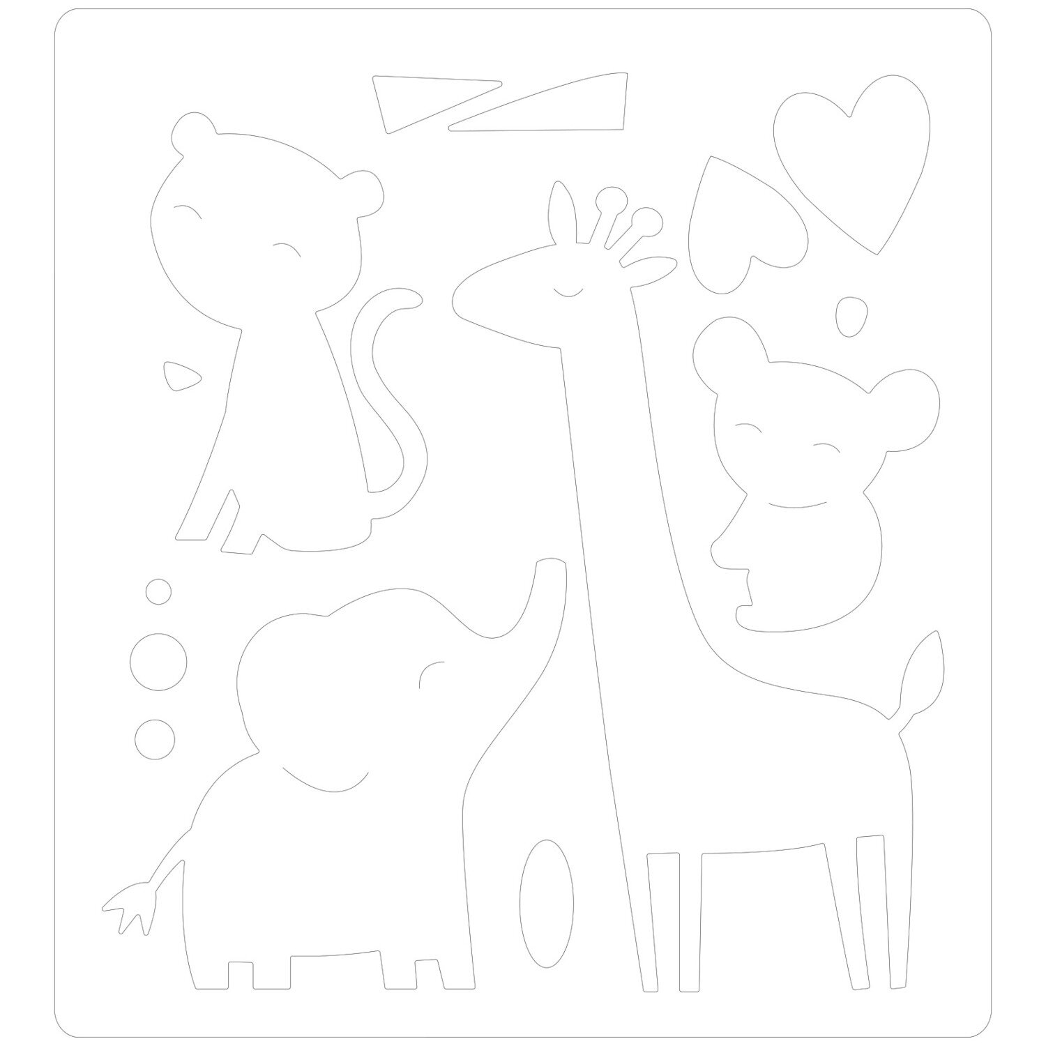 Bigz Die Zoo Friends by Olivia Rose von idee. Creativmarkt