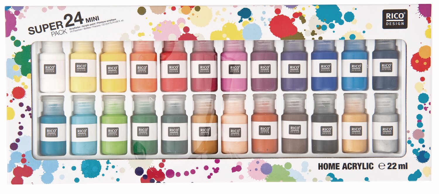 Mini Home Acrylic 24er Set