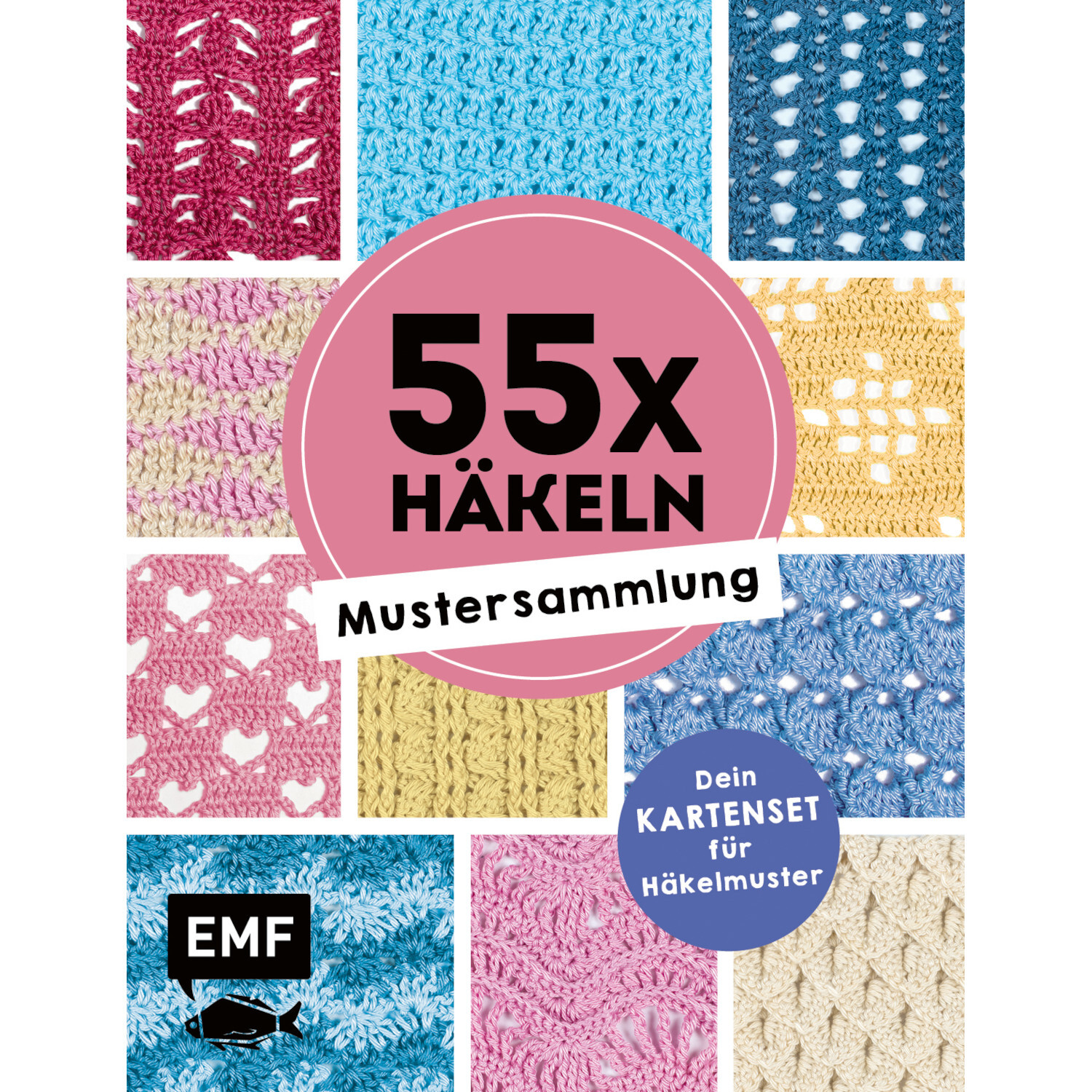 55 x Häkeln - Mustersammlung: Dein Kartenset