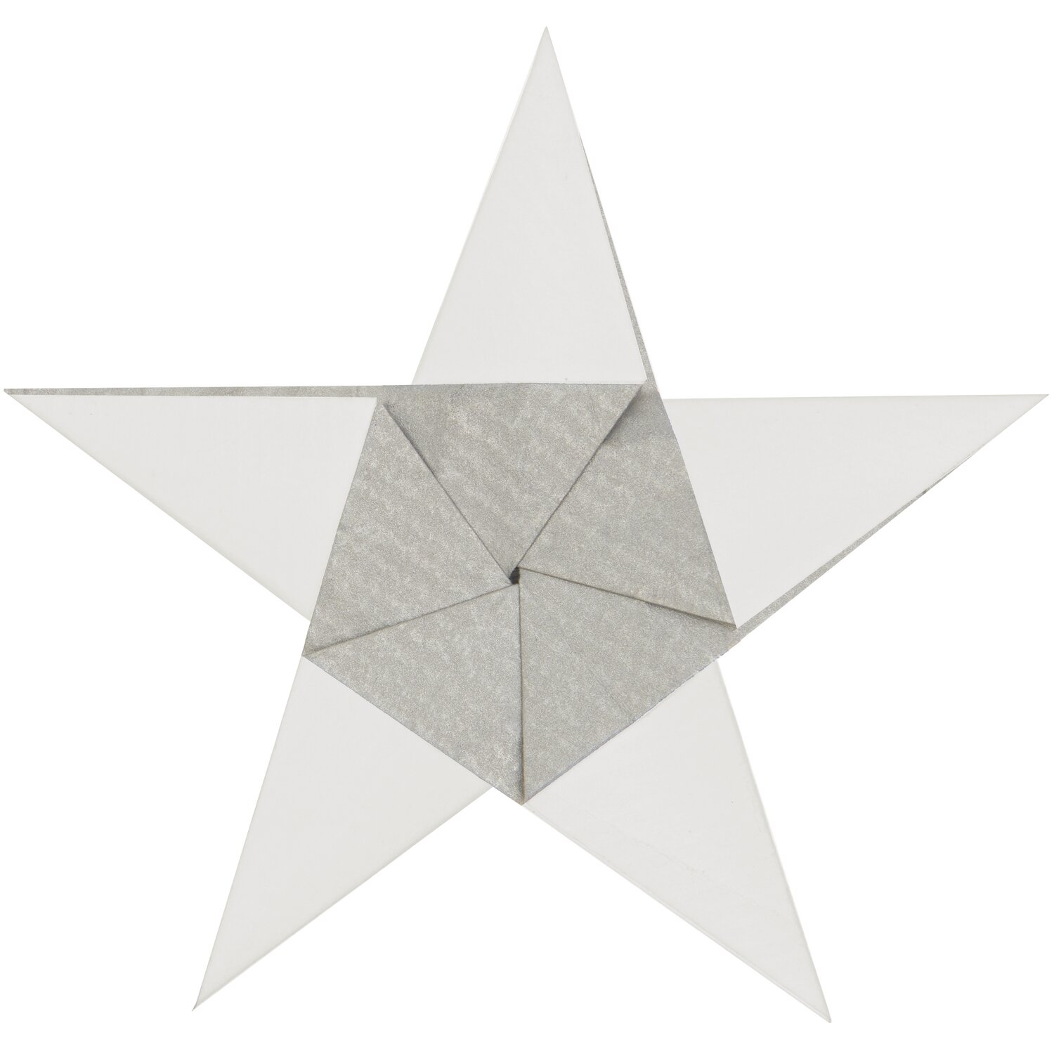 Paper Poetry Bascetta Origamipapiere Weiß-Silber Paper Poetry Bascetta Origamipapiere Weiß-Silber