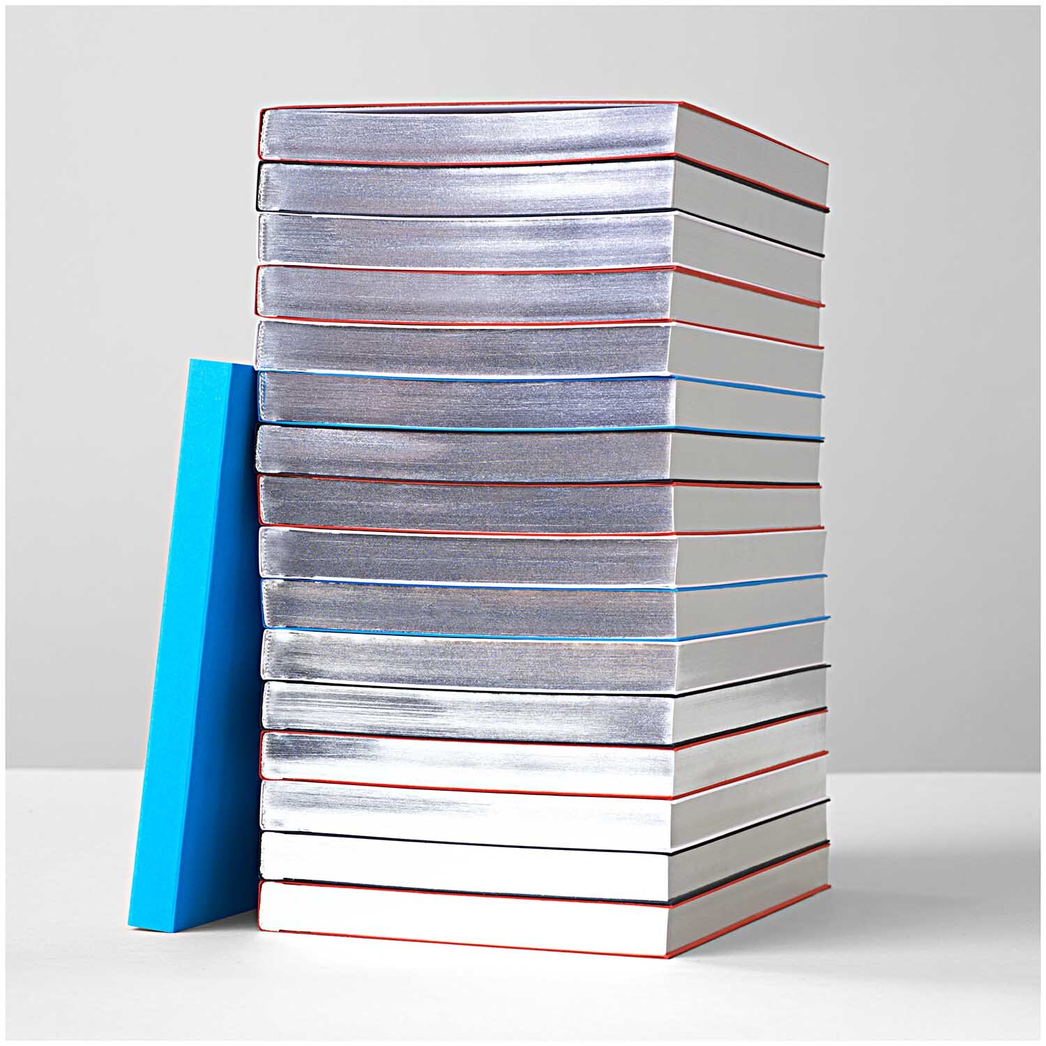 Notizbuch A5 liniert snow-silver Notizbuch A5 liniert snow-silver