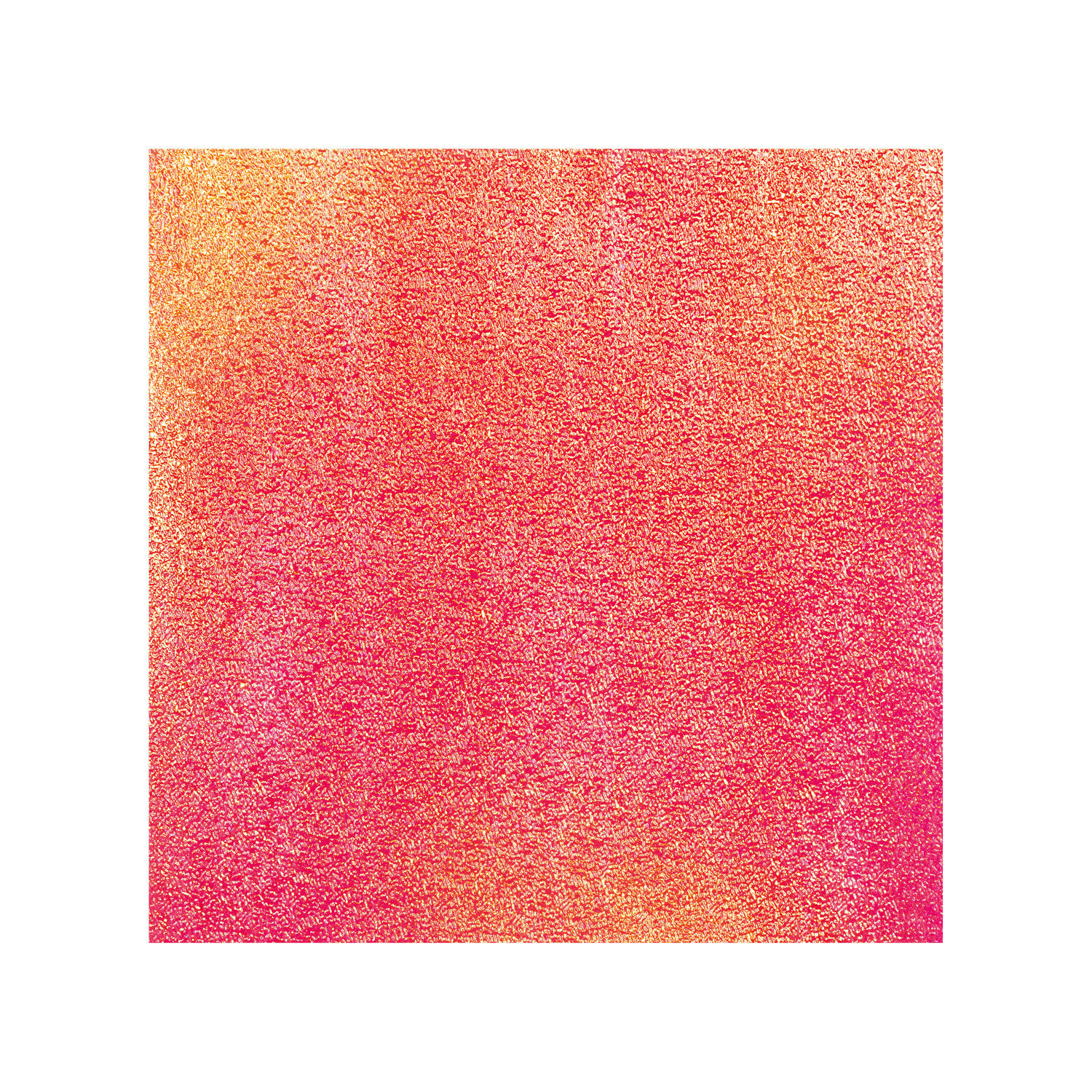 Faltblätter irisierend 14x14cm 50 Blatt, quadratisches Papier mit schimmerndem Farbverlauf von warmem Gelb zu intensivem Pink, ideal zum kreativen Basteln