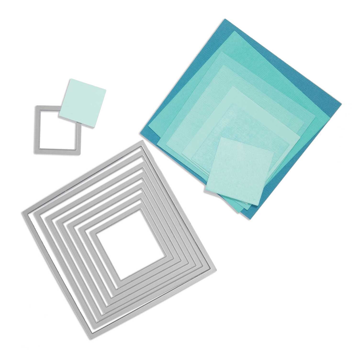Framelits Die Set Squares von idee. Creativmarkt