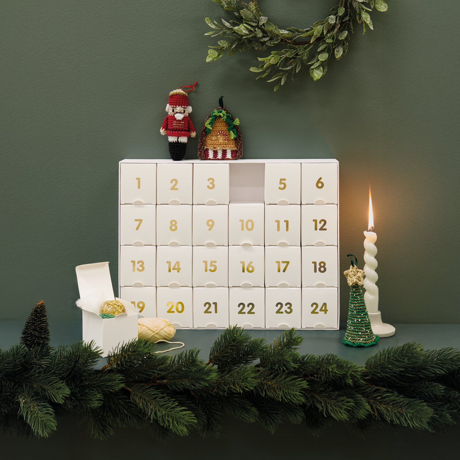 Ricorumi Adventskalender Weihnachtsmarkt  von Rico Design
