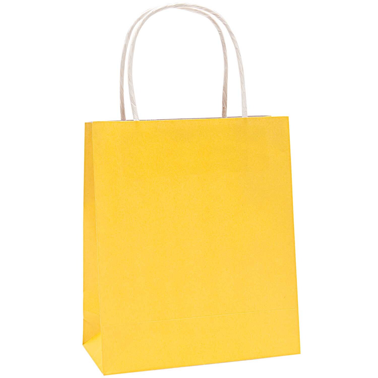 Papiertüte gelb