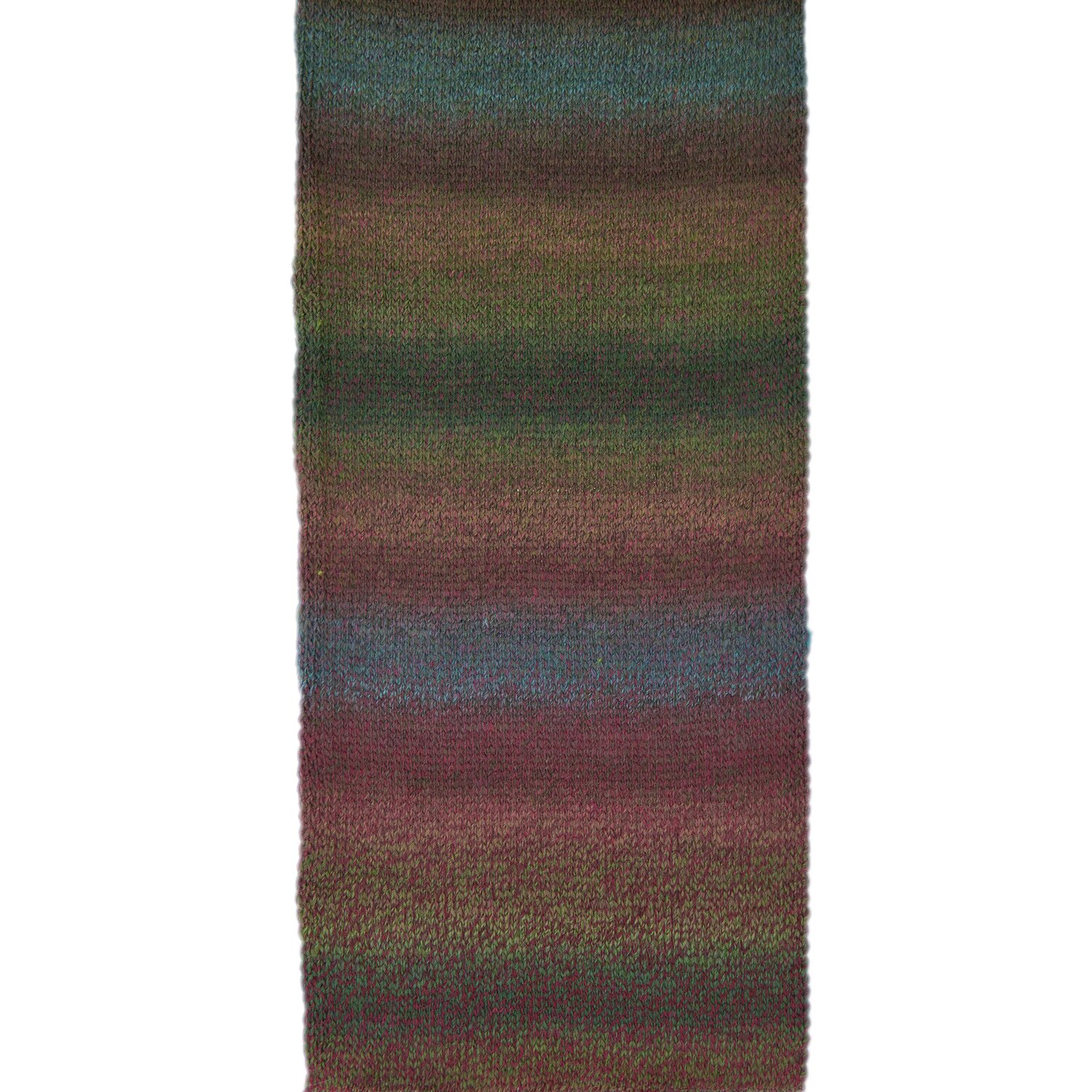 Creative Melange Alpaca Wonderball dk, Herbstfarben, gestricktes Muster, 100g, 300m.