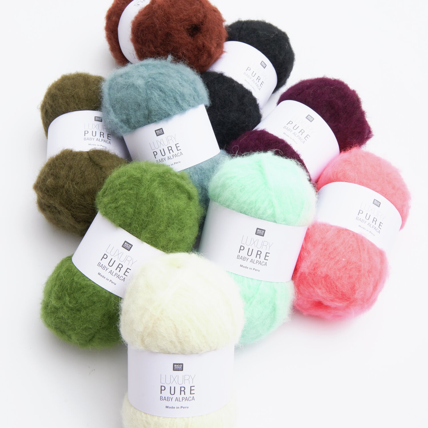 Luxury Pure Baby Alpaca 50g 150m Farbe Nougat von Rico Design