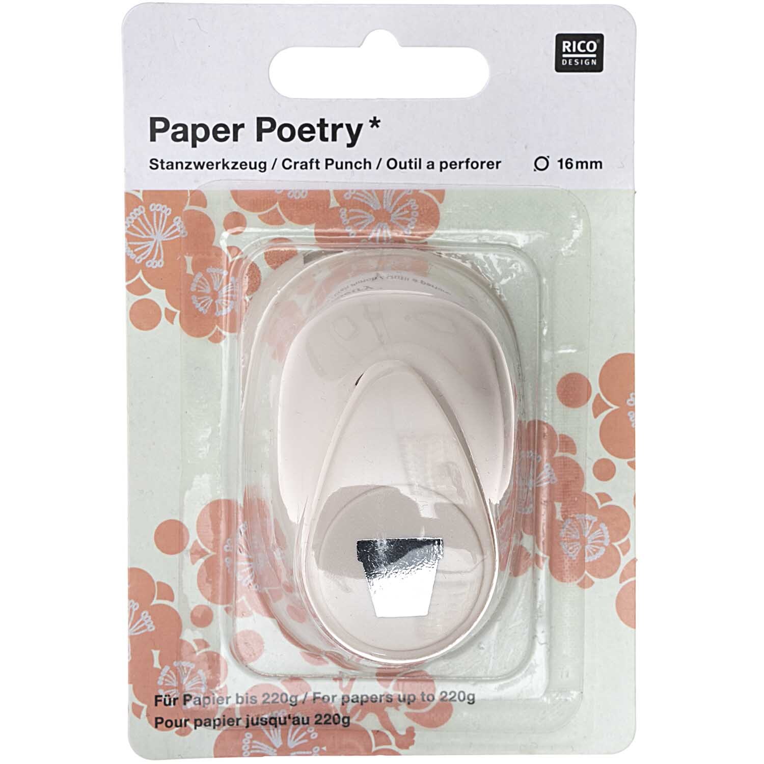 Paper Poetry Stanzer Blumentopf 1,6cm von Rico Design