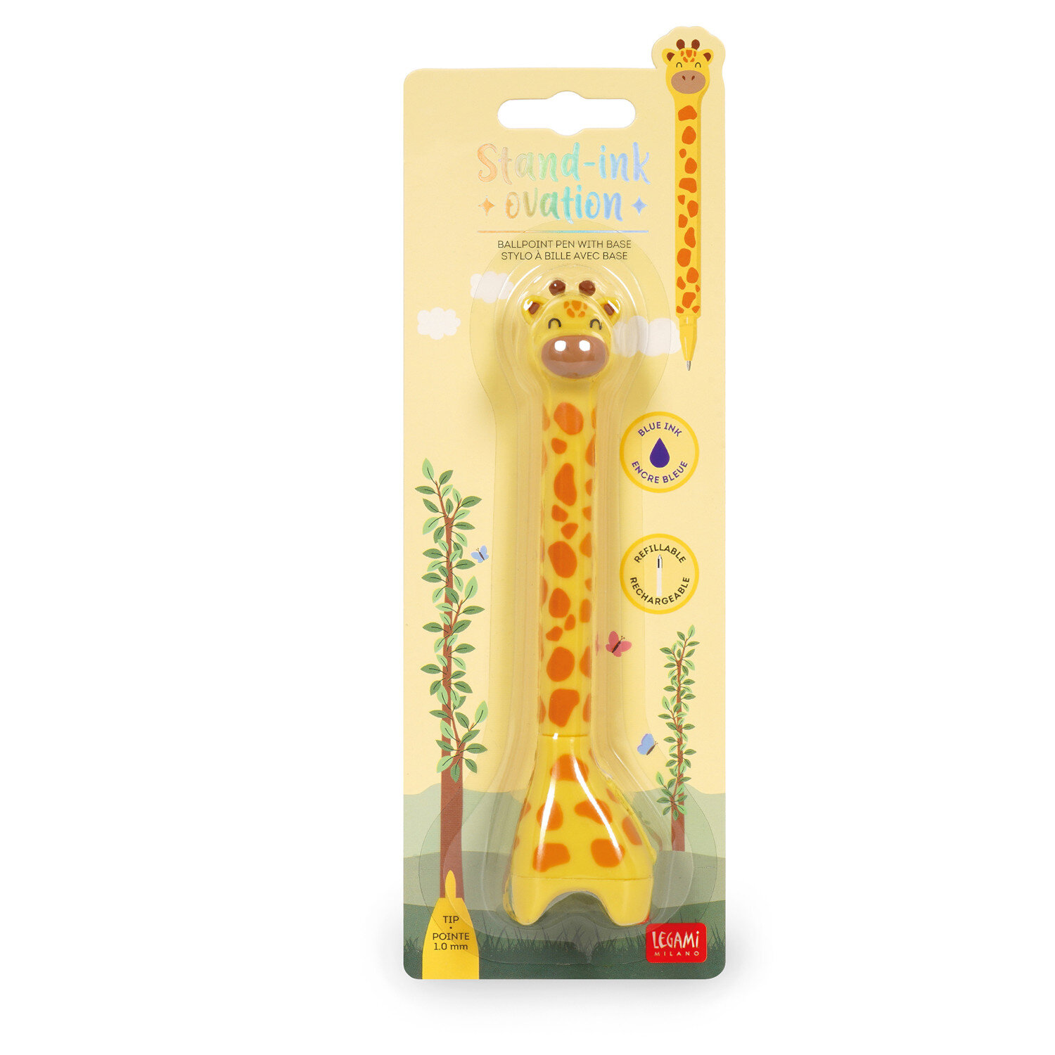 Kugelschreiber Stand Ink Ovation Farbe Giraffe von Legami 