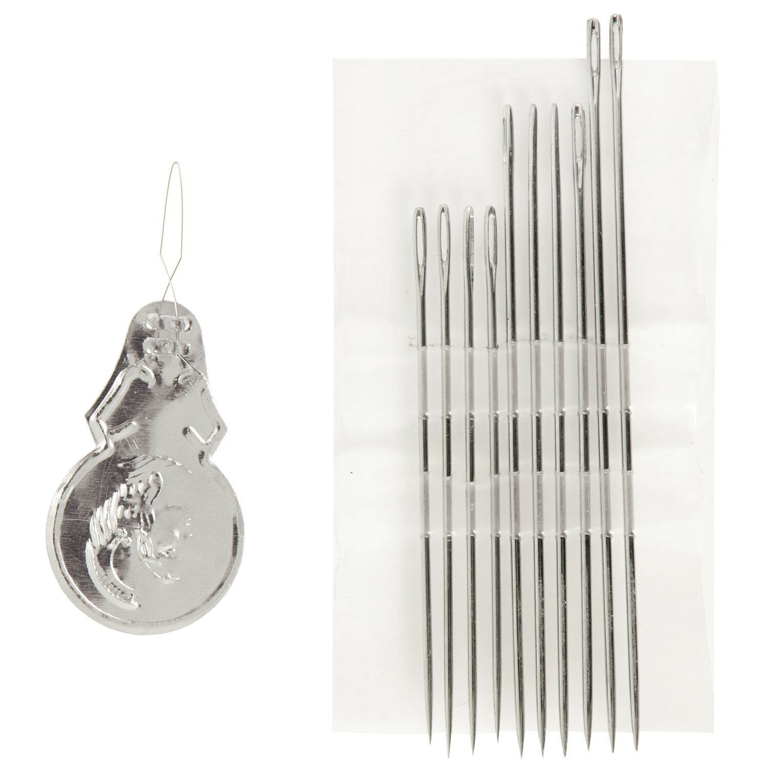 Nähnadeln Set L mit Einfädler 10 Stück von Rico Design