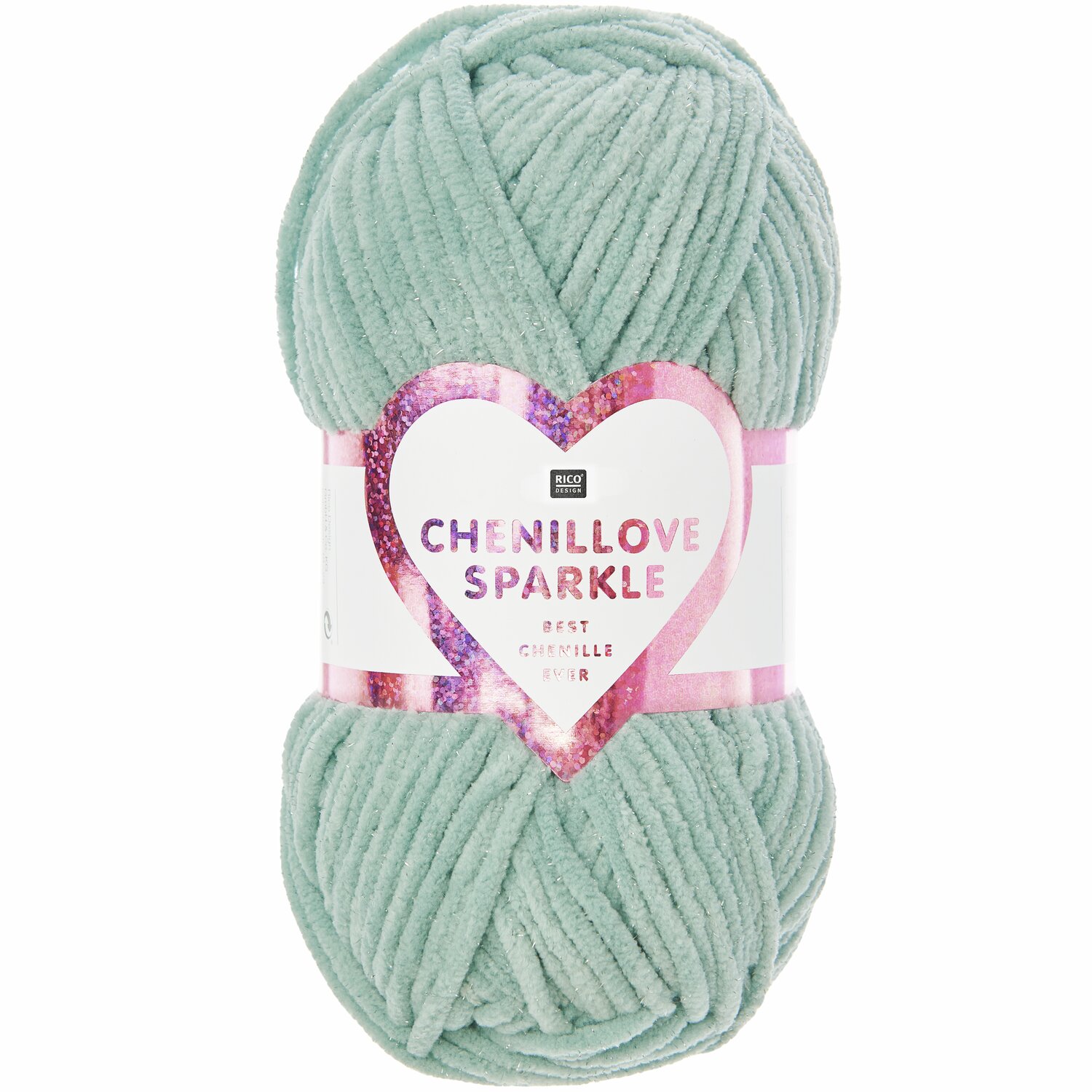 Creative Chenillove Sparkle 100g 110m Farbe Aqua von Rico Design Creative Chenillove Sparkle 100g 110m Farbe Aqua von Rico Design