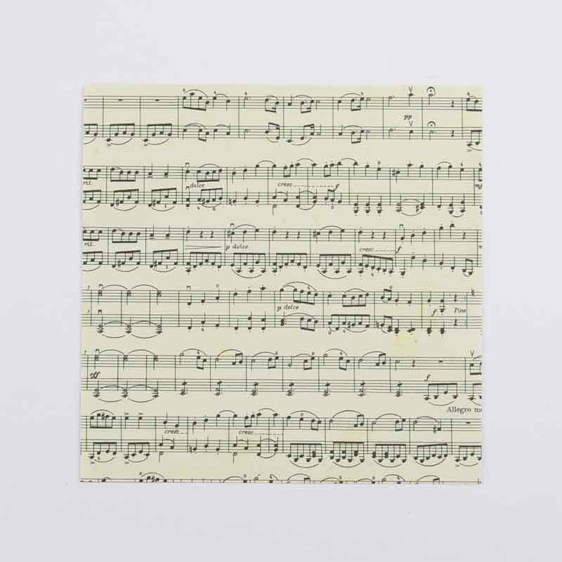 Faltblätter Noten 15x15cm 60 Blatt