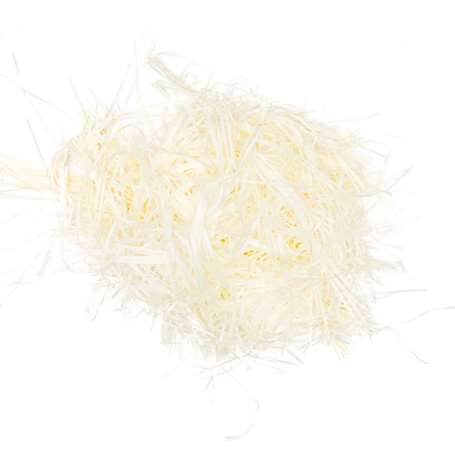 Ostergras 30g, weiß, von Rico Design. Dekoratives Füllmaterial für Osternester und Geschenke.