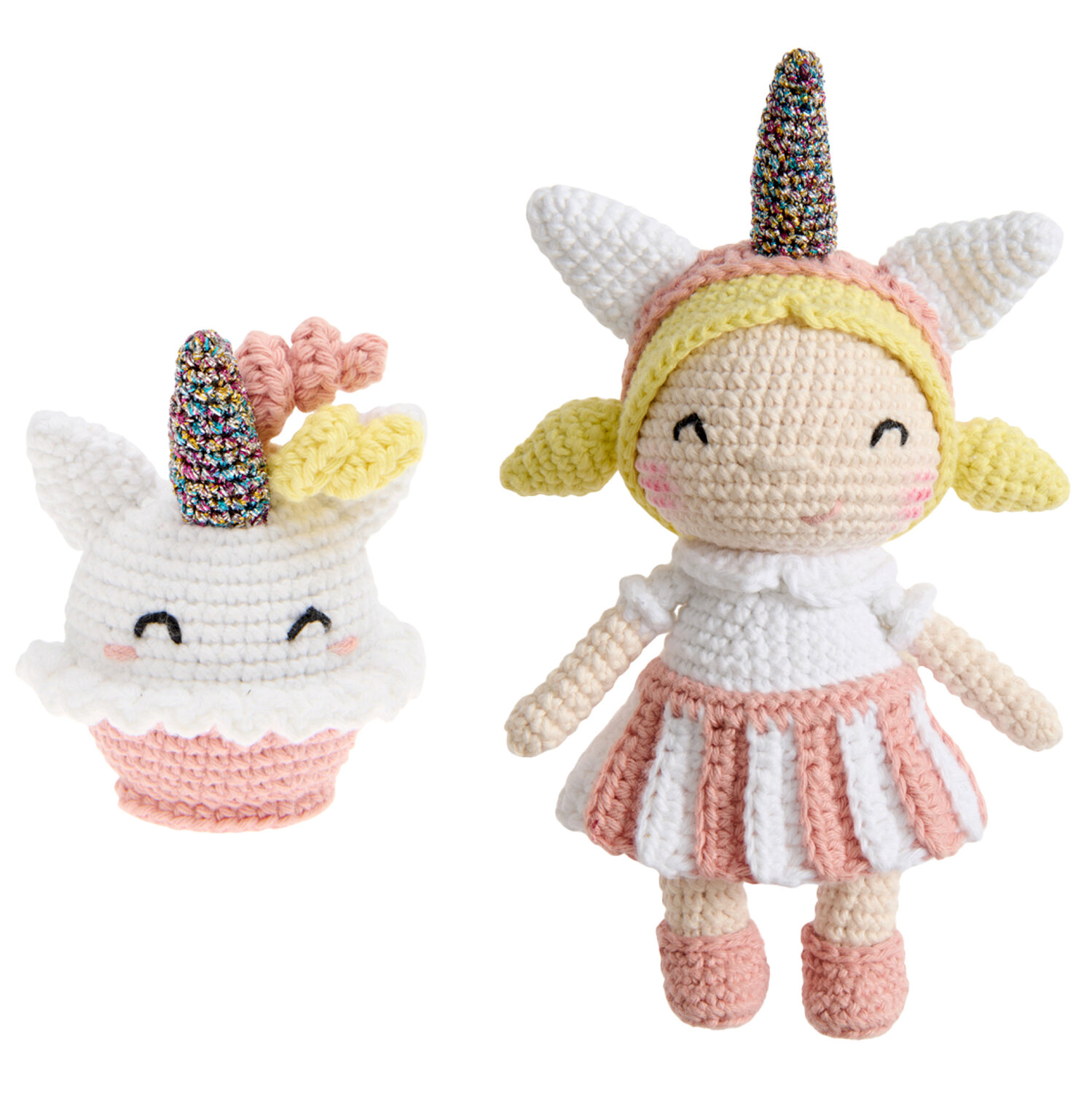 Häkelanleitung Ricorumi CAL Penny the Unicorn Cupcake Girl von Rico Design