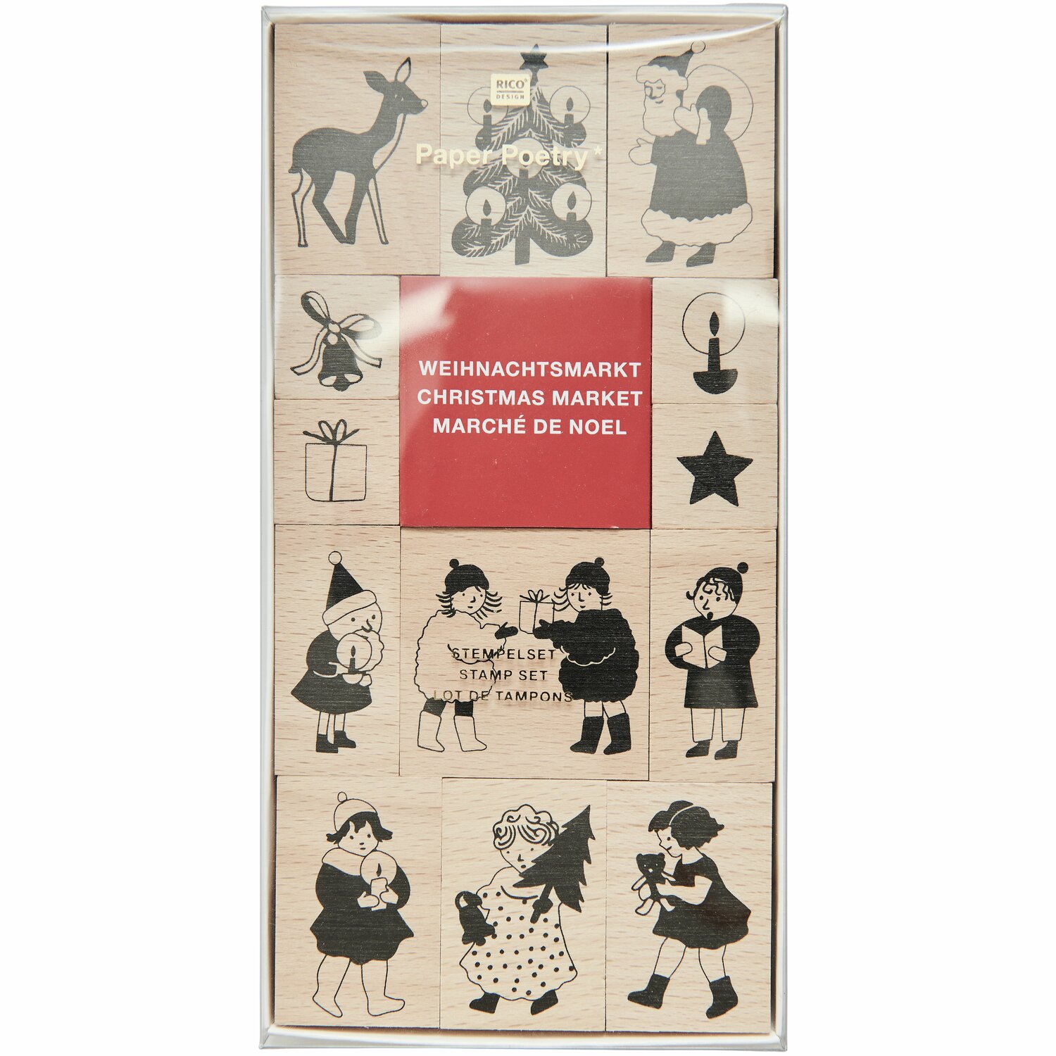 Stempelset Kids  14-teilig von Rico Design