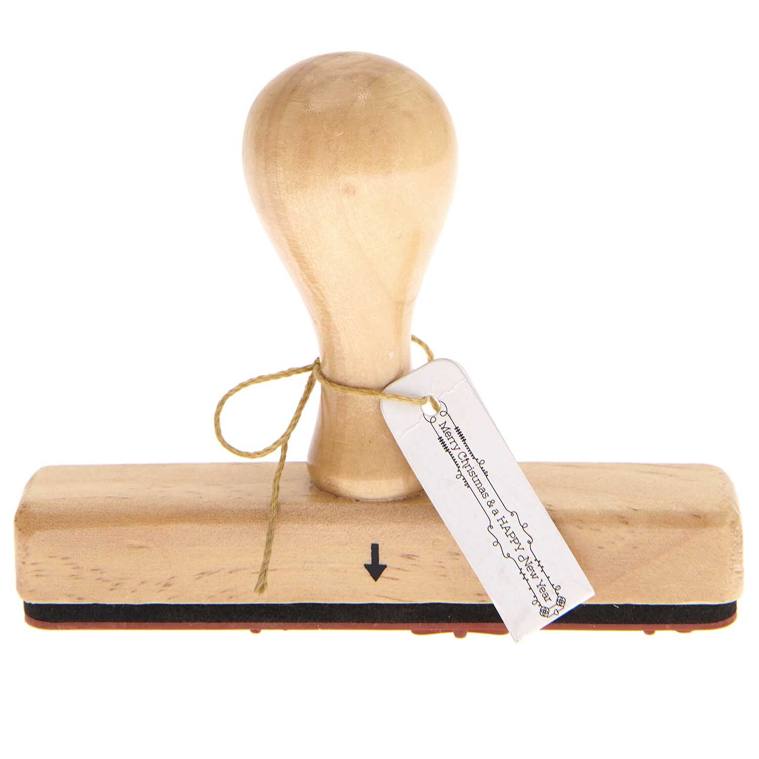 Stempel Christmas & Happy New Year 10,5x17,5cm