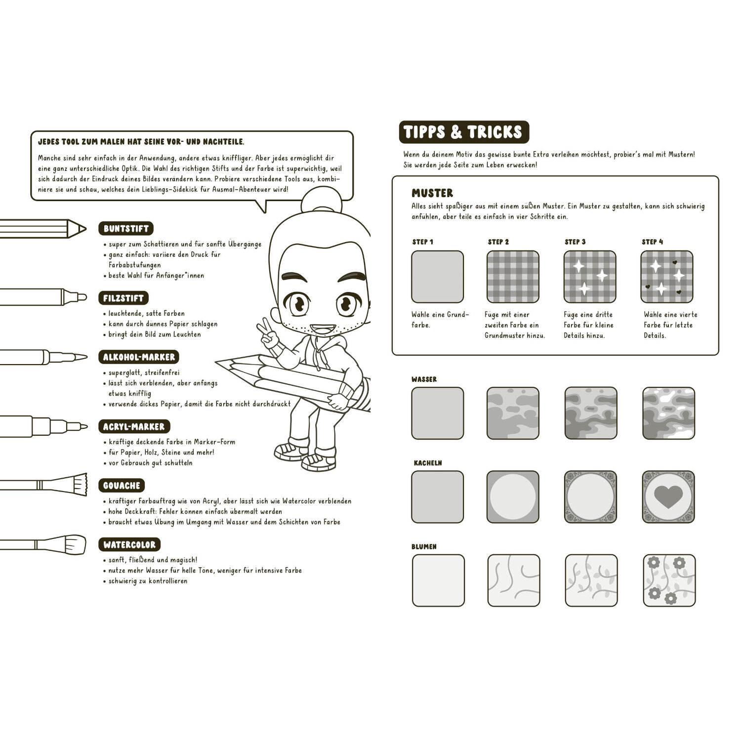 Die Kawaii-Ausmal-Party - 30 herzig-süße Motive von Edition Michael Fischer 