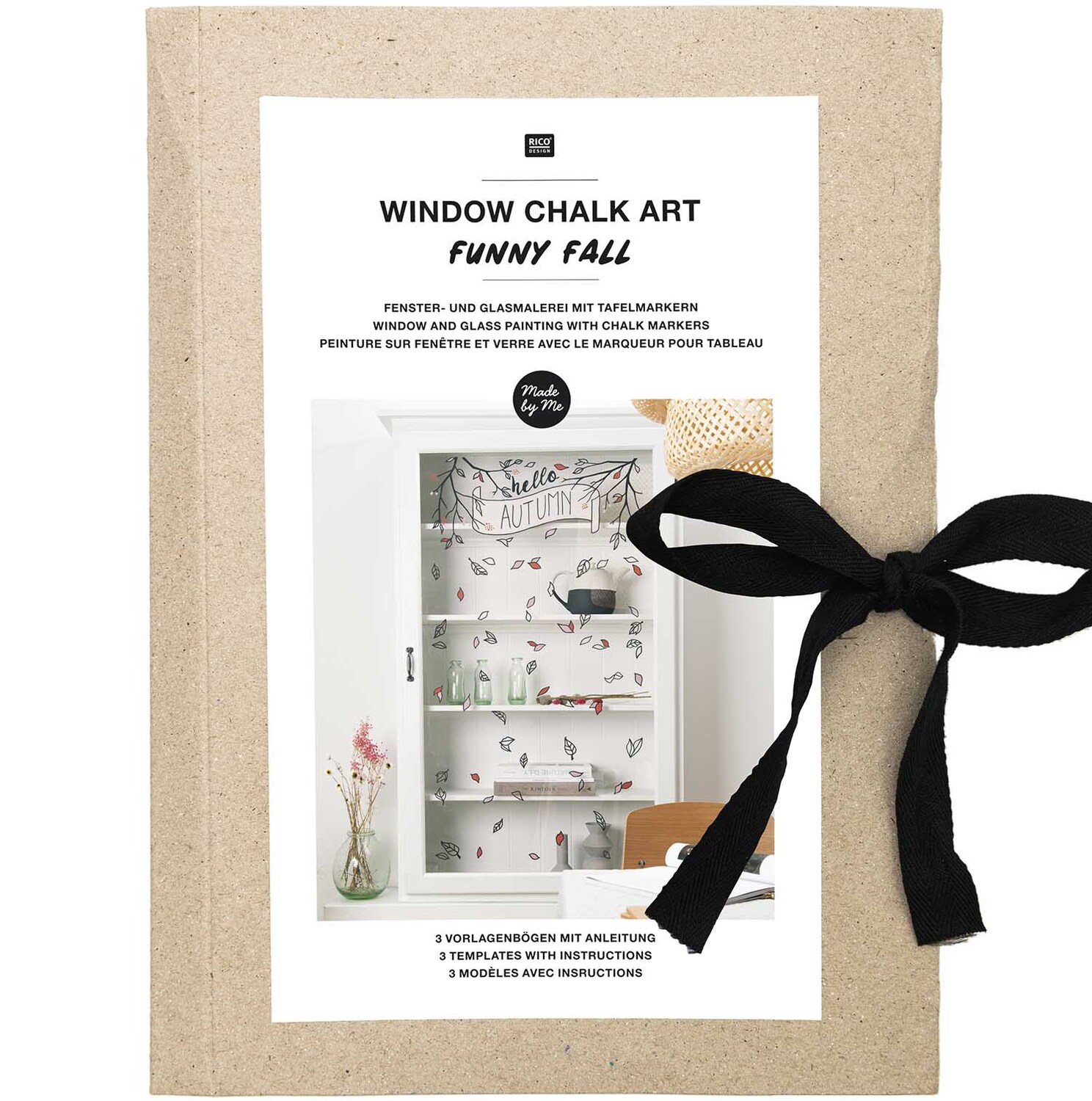 Vorlagenmappe Funny Fall Fenster- und Glasmalerei mit Kreidestiften Vorlagenmappe Funny Fall Fenster- und Glasmalerei mit Kreidestiften