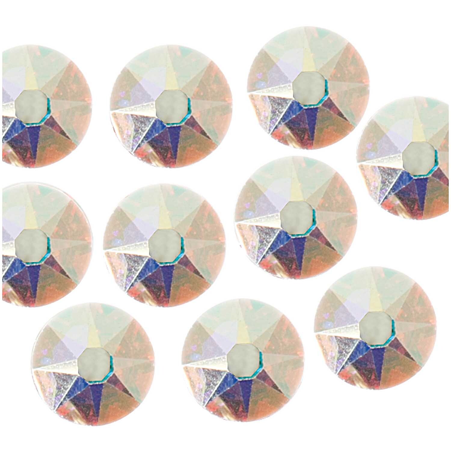 Klebesteine crystal AB 4mm 10 Stück von Rico Design