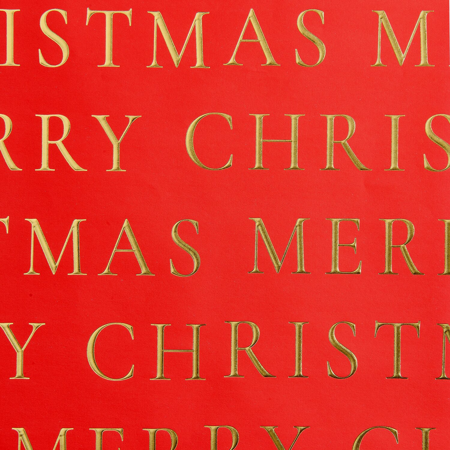 Paper Poetry Geschenkpapier Merry Christmas Farbe Rot/Gold von Rico Design