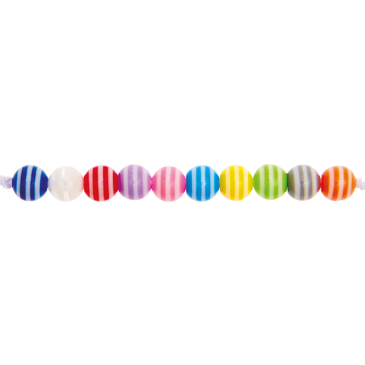itoshii Gestreifte Perlen multi stripe Mix 6mm 65 Stück itoshii Gestreifte Perlen multi stripe Mix 6mm 65 Stück