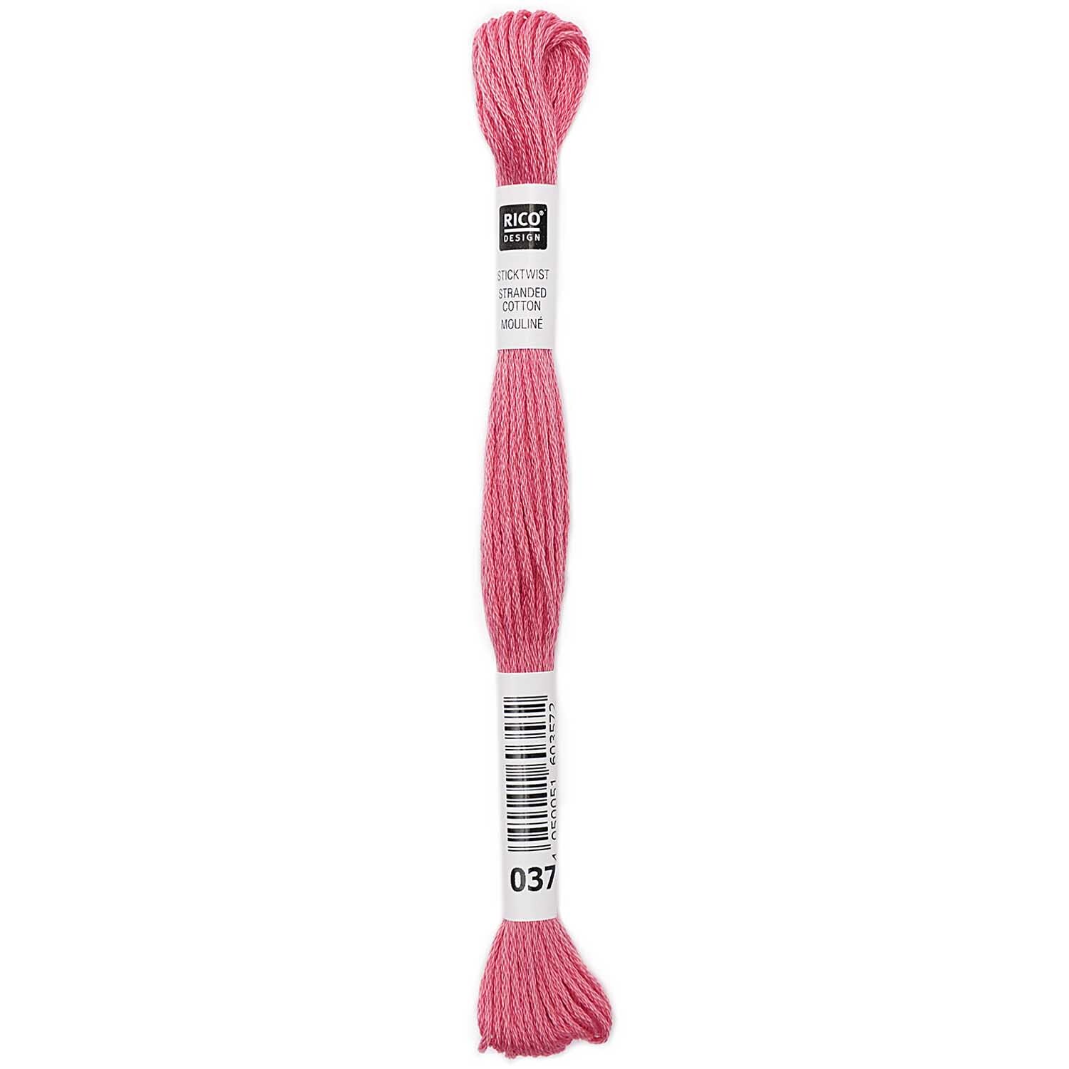 Rico Design Sticktwist 8m 037 Rot