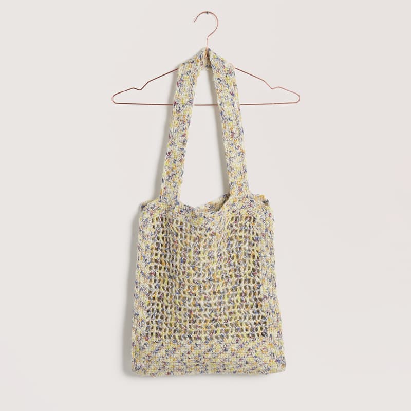 Gehäkelte Tasche: Modell 28 aus dem Heft Lovewool No. 22