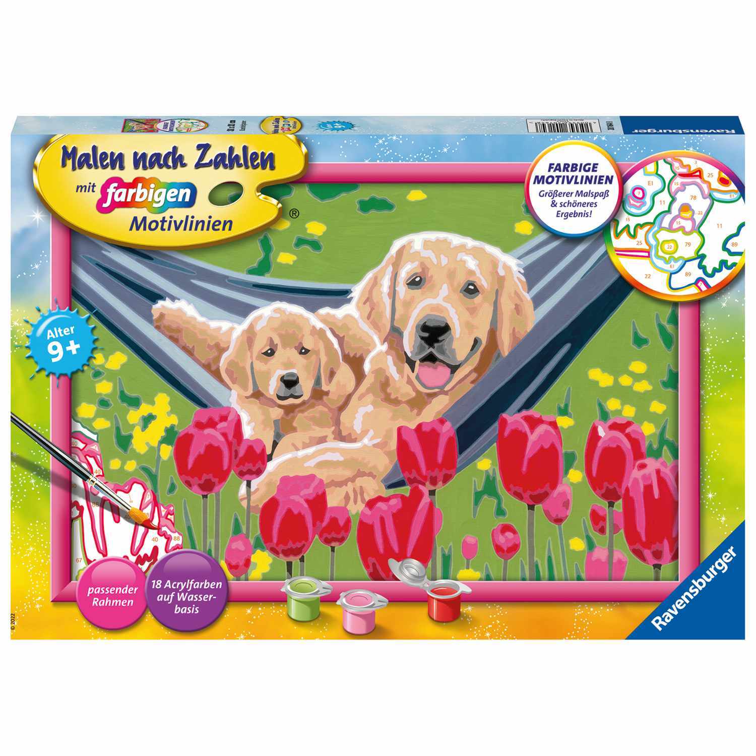 Malen nach Zahlen Kuschelpause