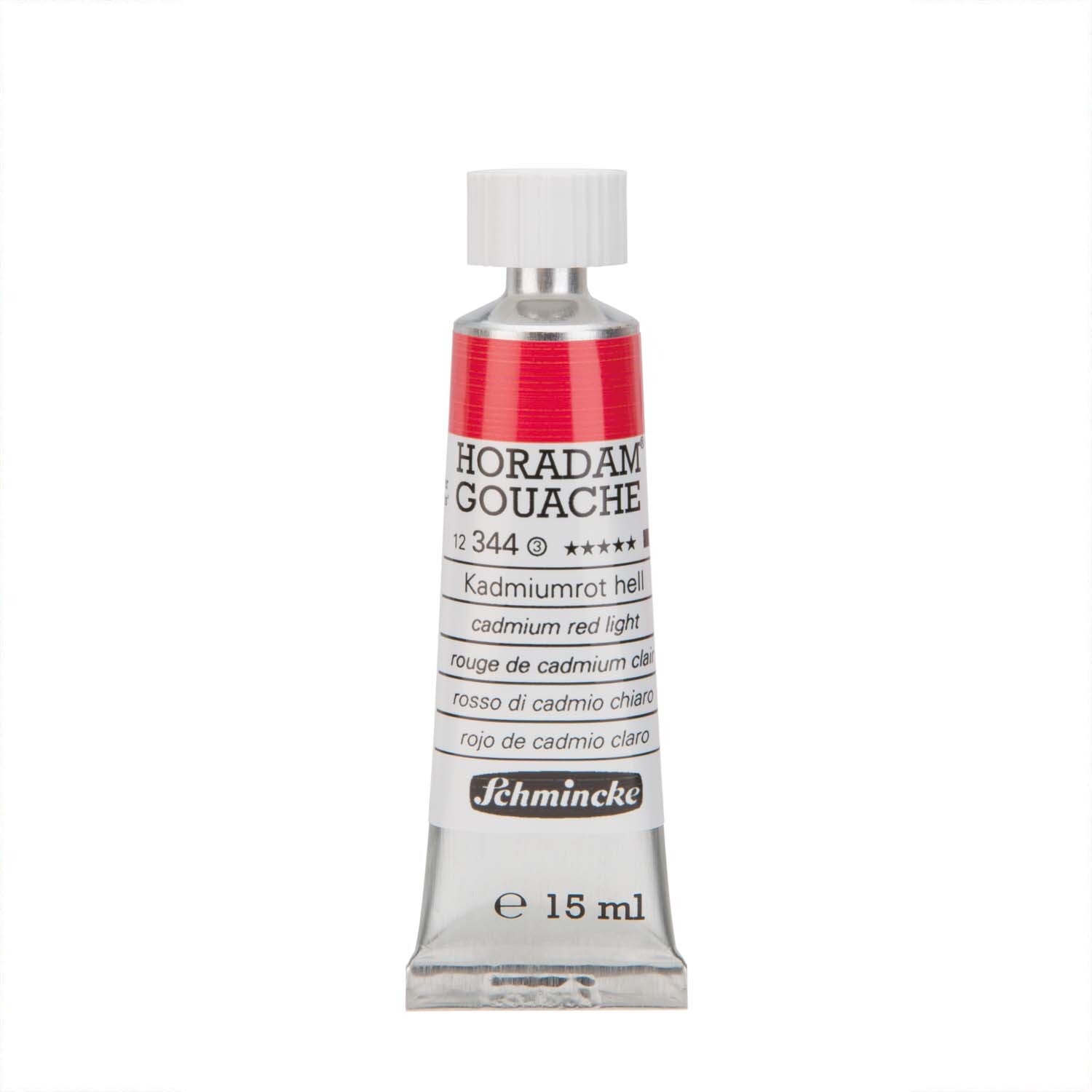 HORADAM Gouache 15ml von Schmincke in einer Tube, leuchtend rot, ideal für Künstler.