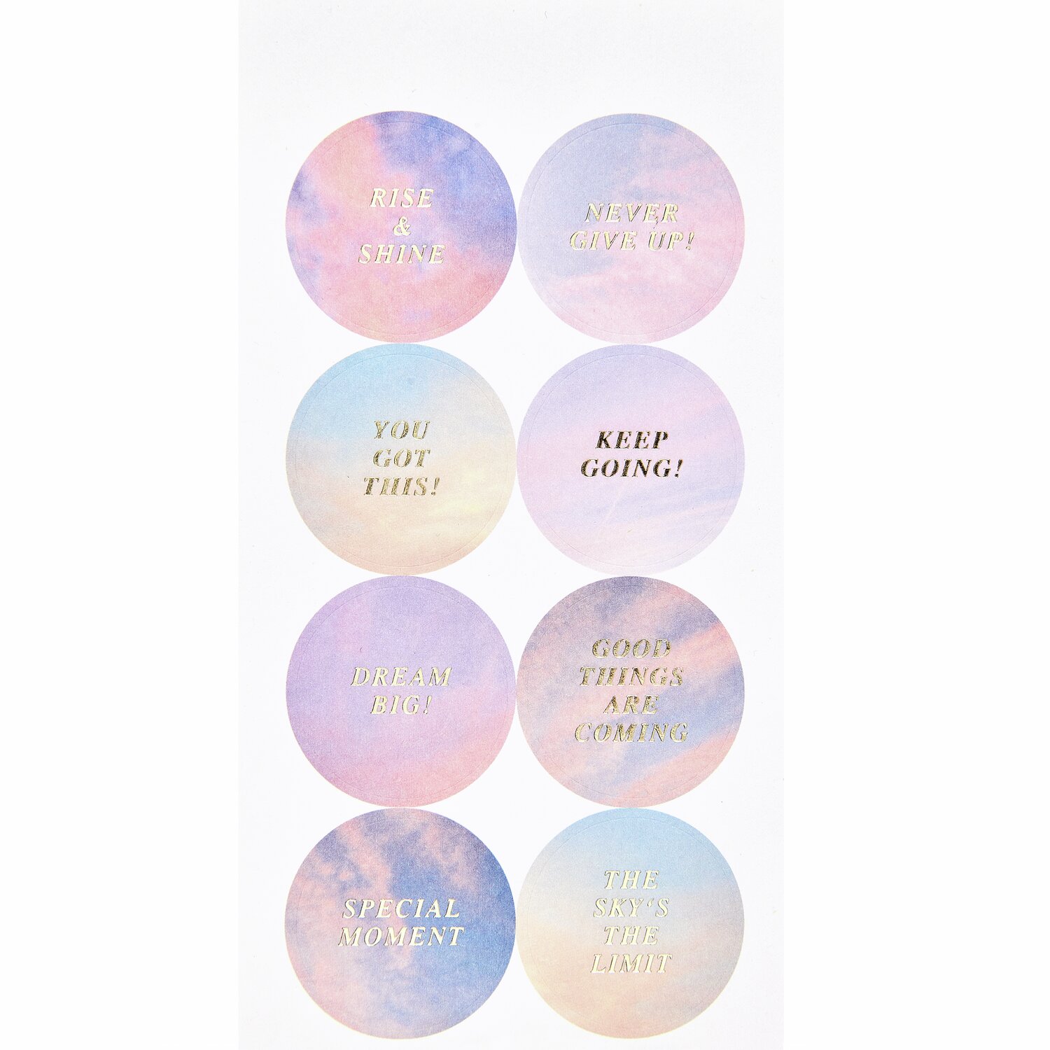 Papiersticker The Sky is the Limit 4 Bögen von Rico Design