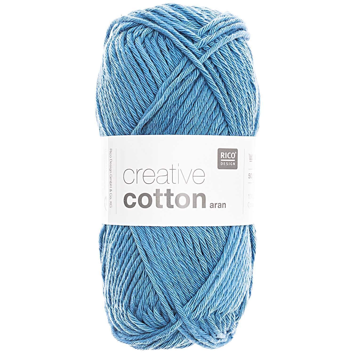 Rico Creative Cotton Aran - Blue (55)