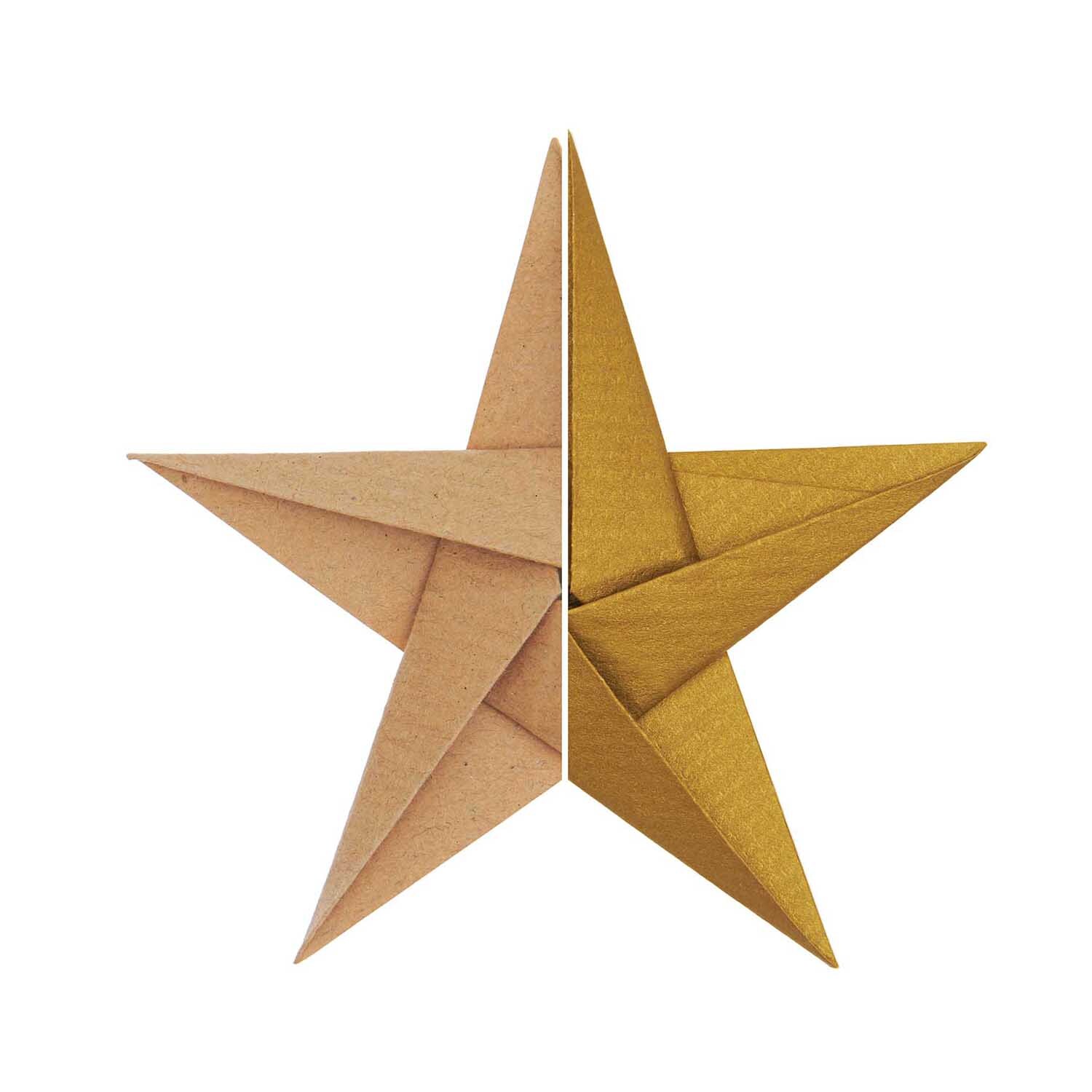 Rico Design Paper Poetry Bascetta Origamipapier Gold 15x15cm