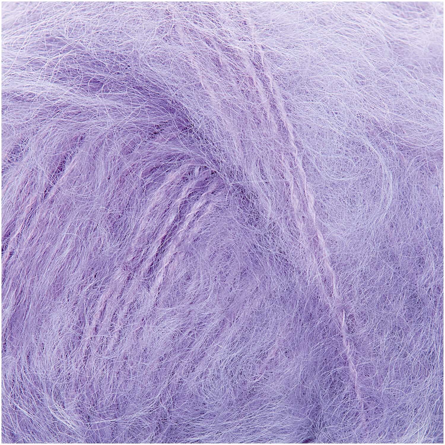 Fashion Mohair Merino Chunky: Weiches, fliederfarbenes Garn von Rico Design, ideal für Strickprojekte.
