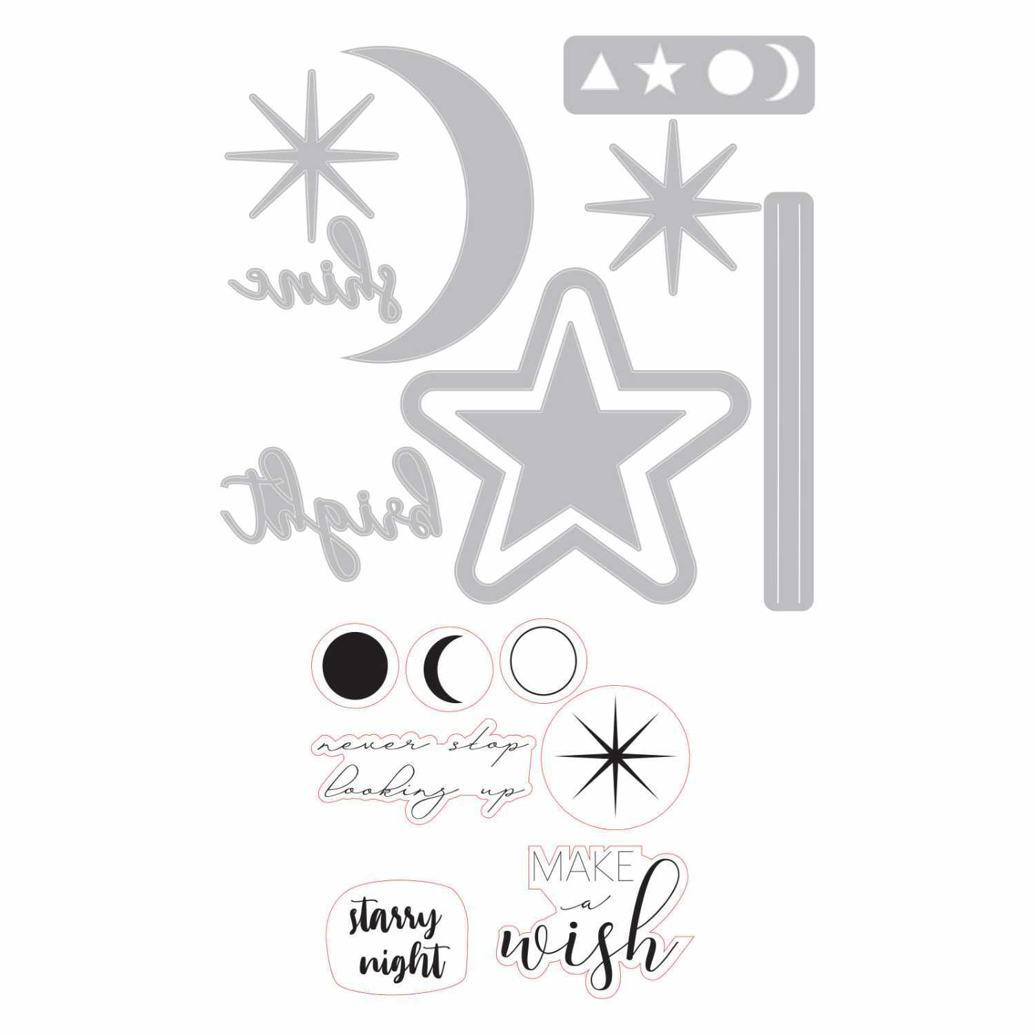 Framelits Die Set Stamps Make a Wish Framelits Die Set Stamps Make a Wish
