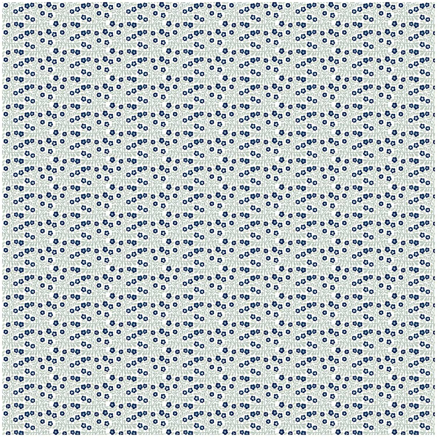 Druckstoff Blumen grün-blau 25x70cm beschichtet Druckstoff Blumen grün-blau 25x70cm beschichtet
