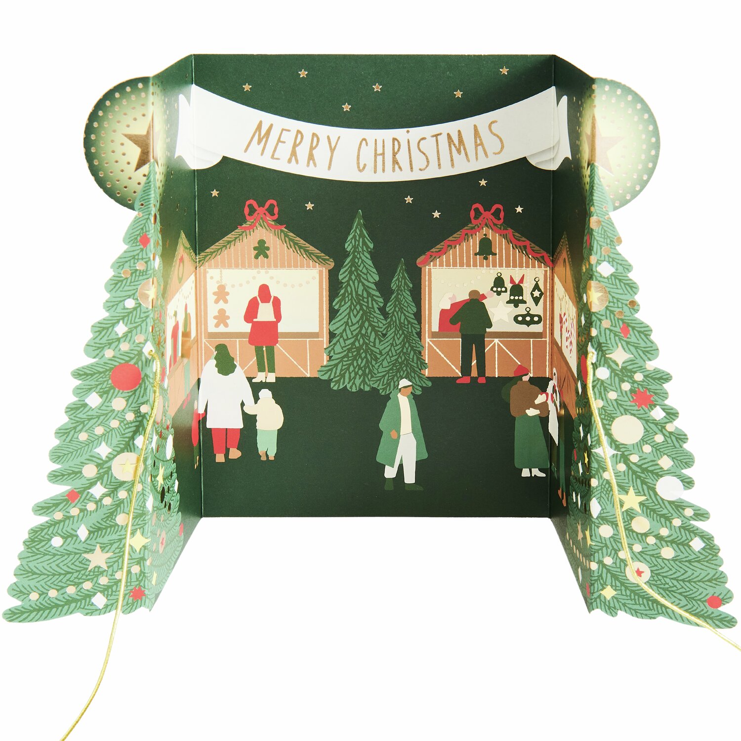 Pop-Up Karte Weihnachtsmarkt B6 von Rico Design Pop-Up Karte Weihnachtsmarkt B6 von Rico Design