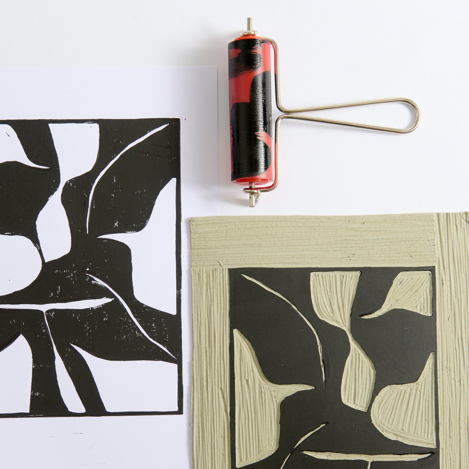 Linolplatte Größe DIN A6 von Rico Design