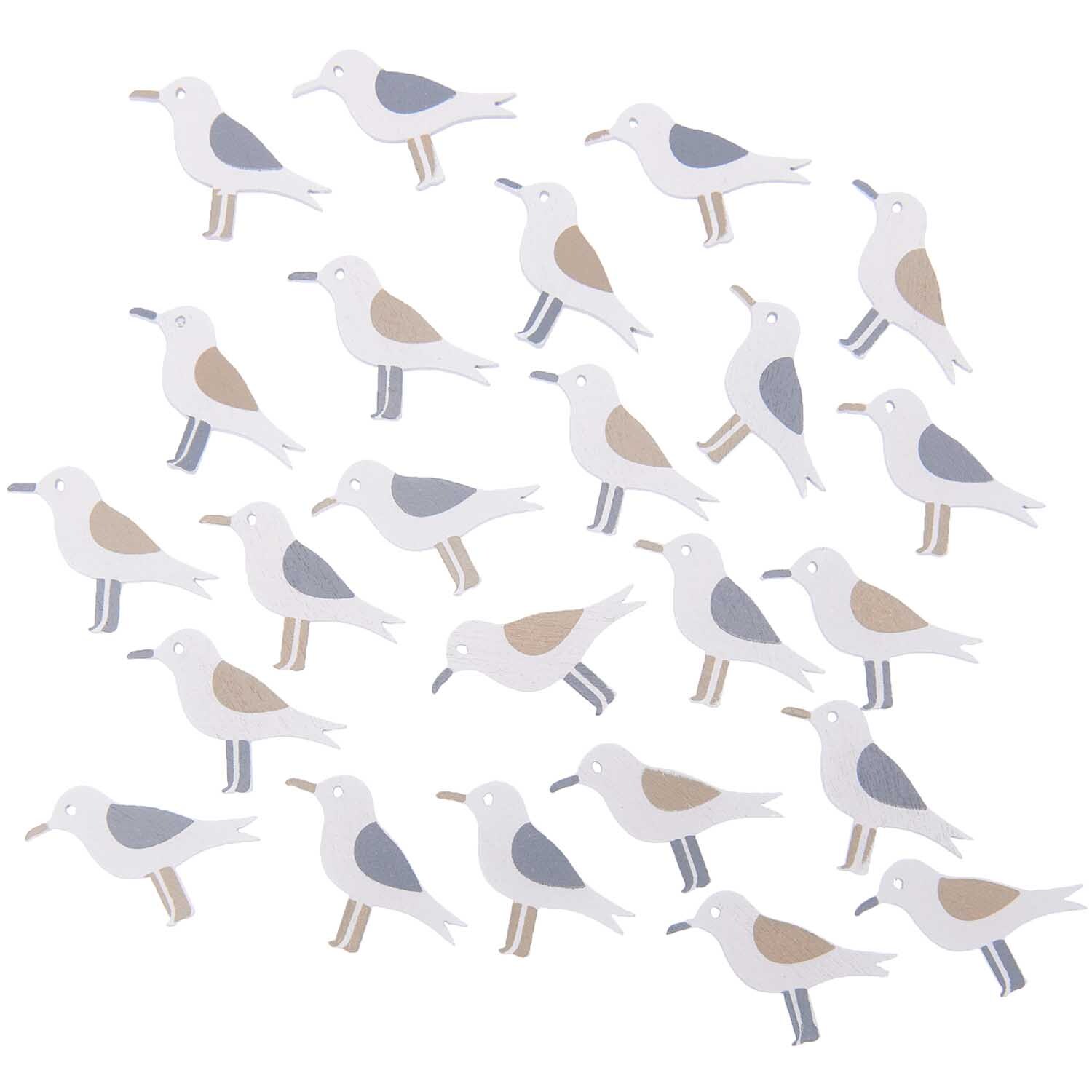 Holzsticker Möwe natur 35x26mm 24 Stück Holzsticker Möwe natur 35x26mm 24 Stück