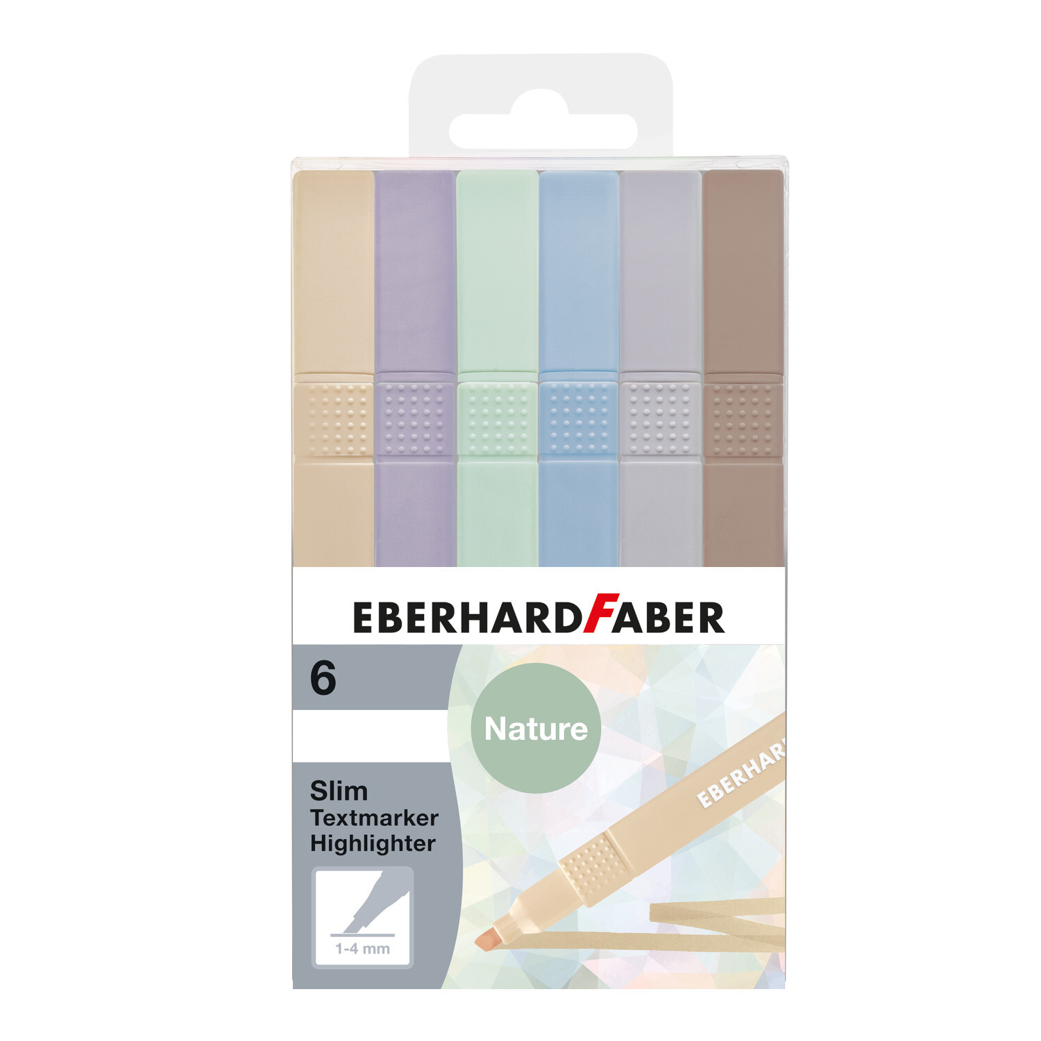 Textmarker Slim pastell 6 Stück