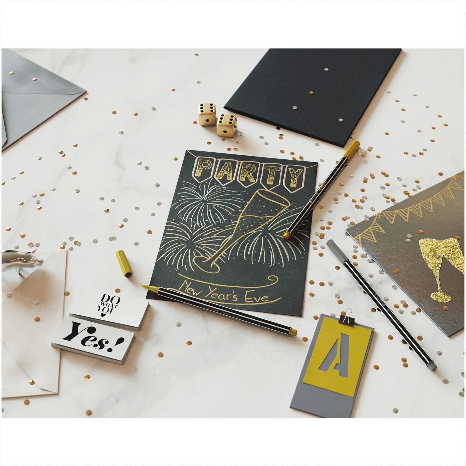 Pen 68 Metallic im Kunststoffetui 8 Farben Pen 68 Metallic im Kunststoffetui 8 Farben