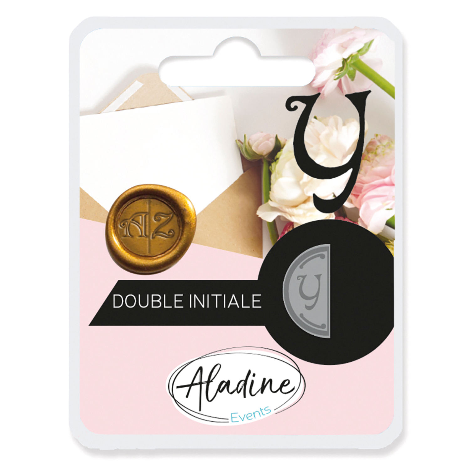 efco Siegelwachs Initialien doppelseitig Y